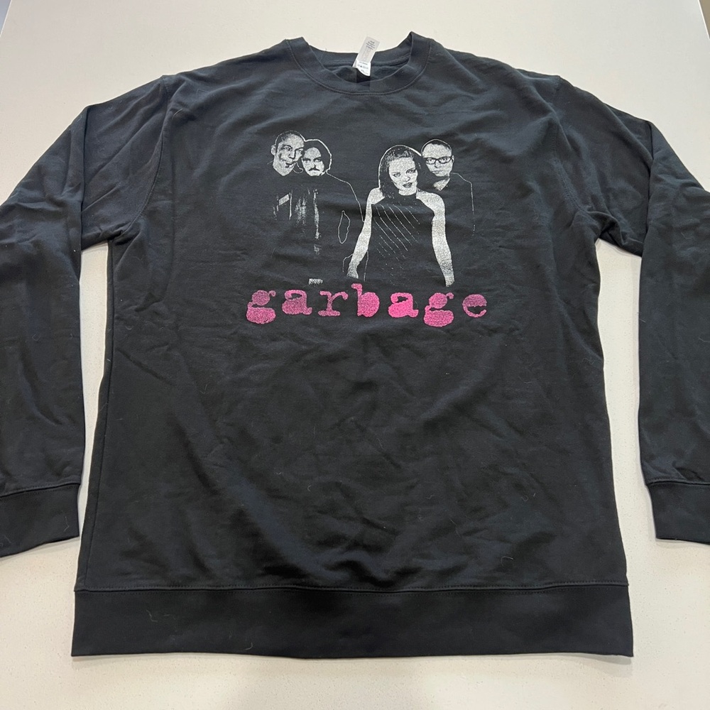 New Garbage band Shirley Manson crewneck sweatshirt
